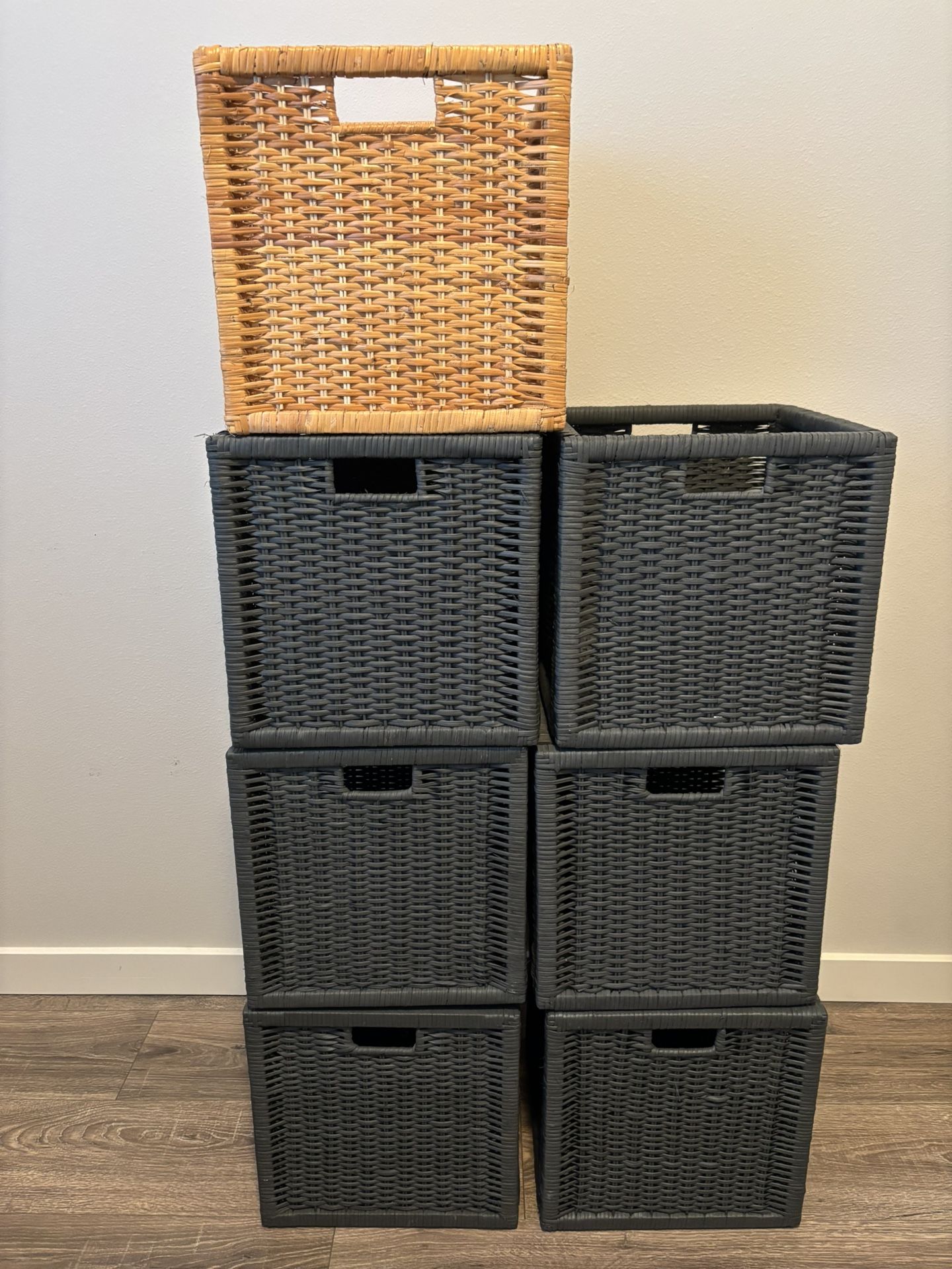 IKEA KALLAX Units 3 Available Plus Storage Baskets