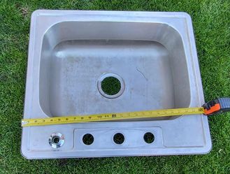 Stainless Steel Drop In Sink With Ankle Bolts