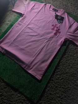 Chrome Hearts Pink Cross T-Shirt with Tags