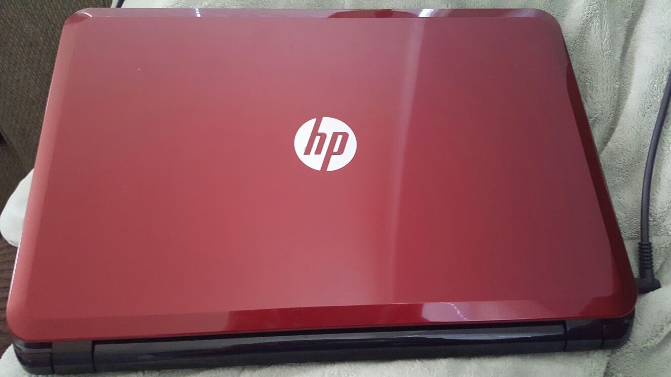 HP Pavillion Red Laptop