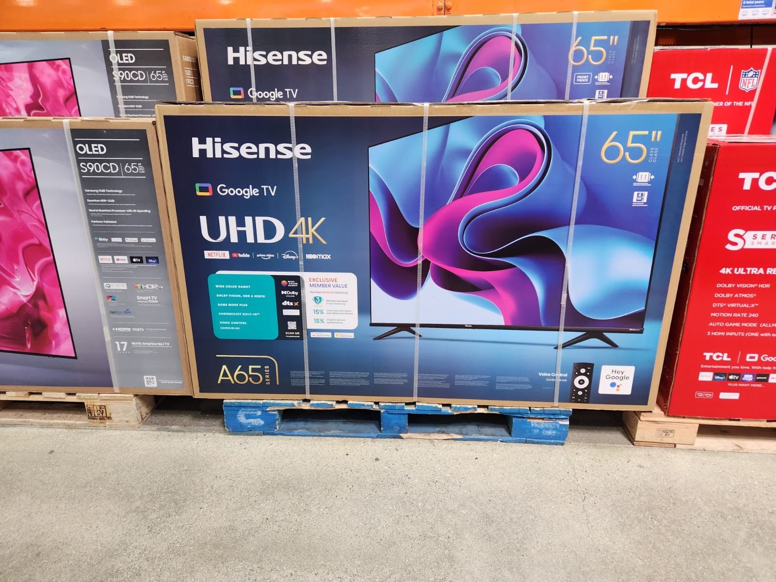 65”Hisense UHD 4K SMART TV