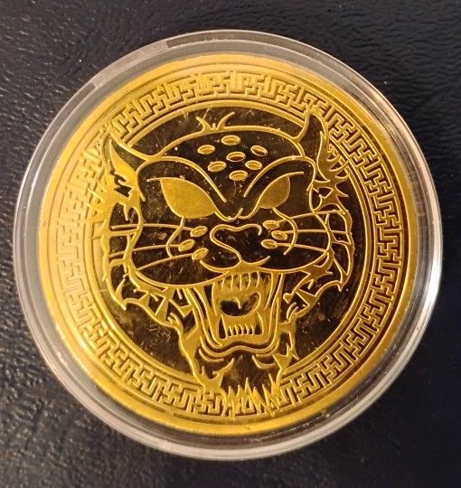 Anaheim Ducks Hockey Club 2022 China Chinese Lunar New Year commemorative coin medallion with Certificate of Authenticity COA