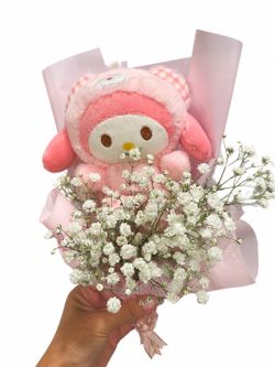 Pink My Melody Mini Bouquet 🎀💐