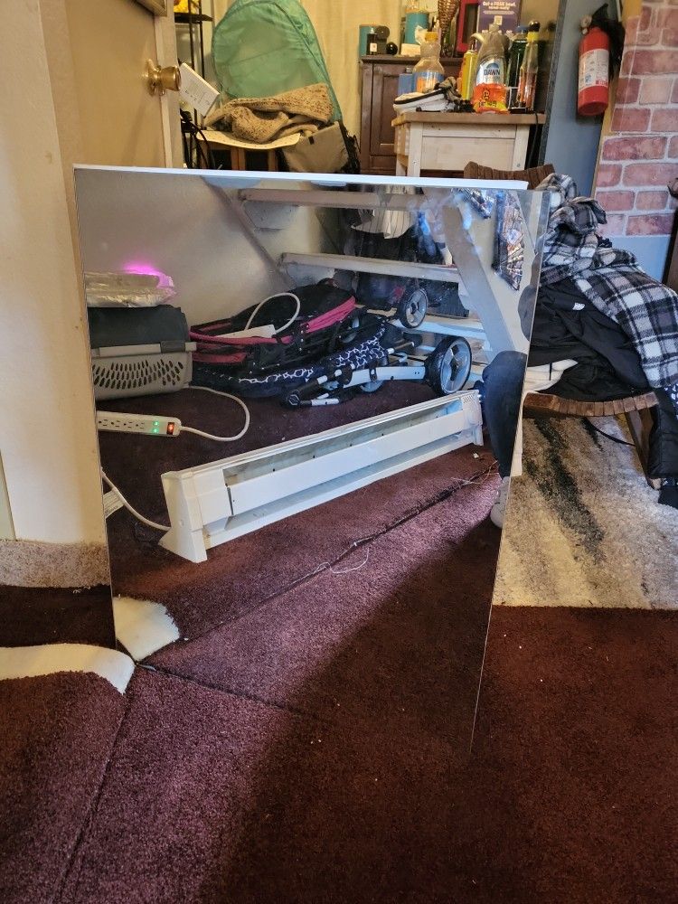 Brand New Two-way Mirror Mirror Inside Two Mirrors Inside In The Mirror Outside