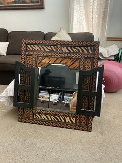 Mirror With Doors