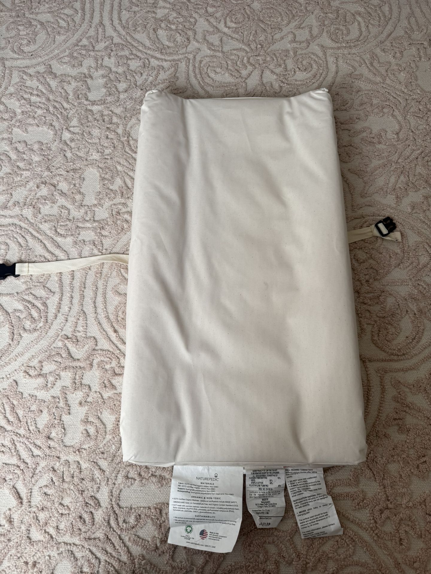 Naturepedic Organic Cotton Contoured Changing Pad - Non-Toxic!