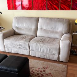 electric dual recliner sofa