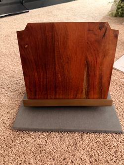 Hearth & Hand with Magnolia wood cookbook/tablet stand