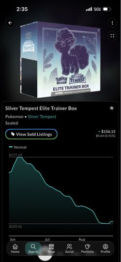 Pokemon Silver Tempest ETB Sealed