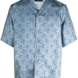 Amiri Silk gradient Bowling Shirt