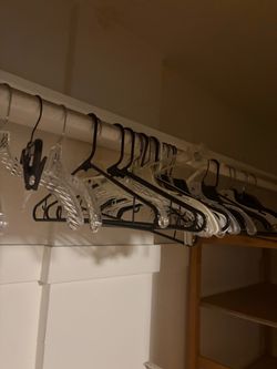 Mixed Lot of Plastic Clothes Hangers