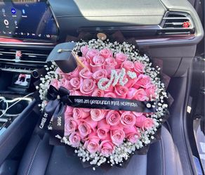 Graduation bouquet flowers roses