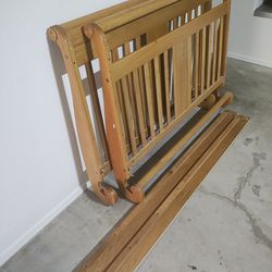 Free sled bed frame