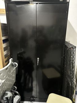 Uline Black Storage