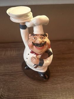 Italian Chef Decorative Statue