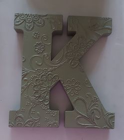Decorative Letter K Wall Decor