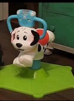 Puppy Stationary Ride-On Bouncer w/ Music & Light