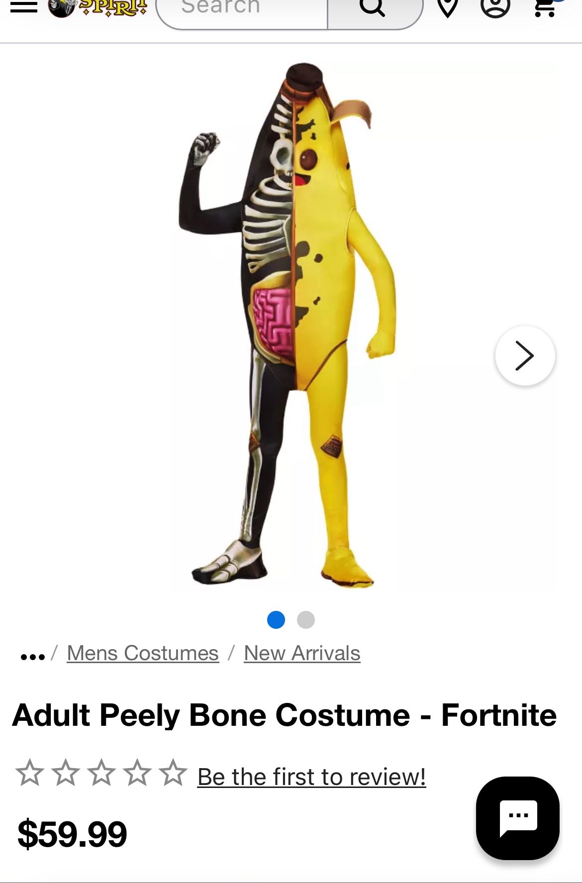 Peely Bone Costume Fortnite