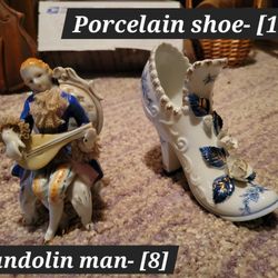 Mandolin Man And Porcelain Shoe
