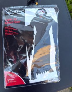 Costume Ghost face light up