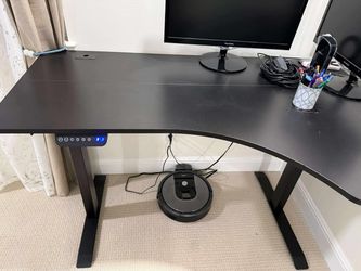 L-Shaped Electric Standing Desk - Great Condition!
