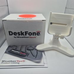WeatherTech DeskFone™ Two View Adjustable Flat Surface Cell Phone Holder - White