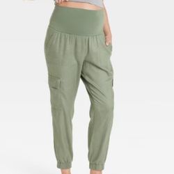 High-Rise Maternity Joggers By Ingrid & Isabel Size: XLARGE