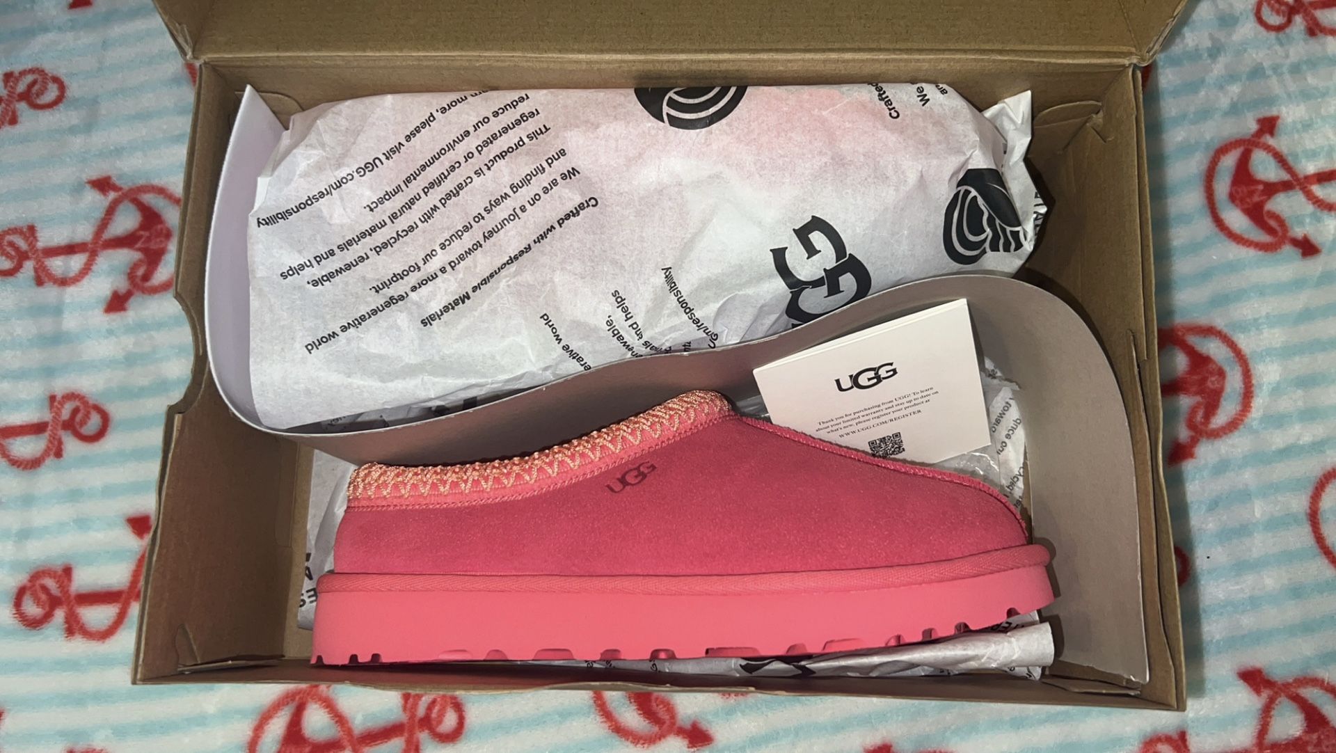 Pink Ugg Slipper Shoes