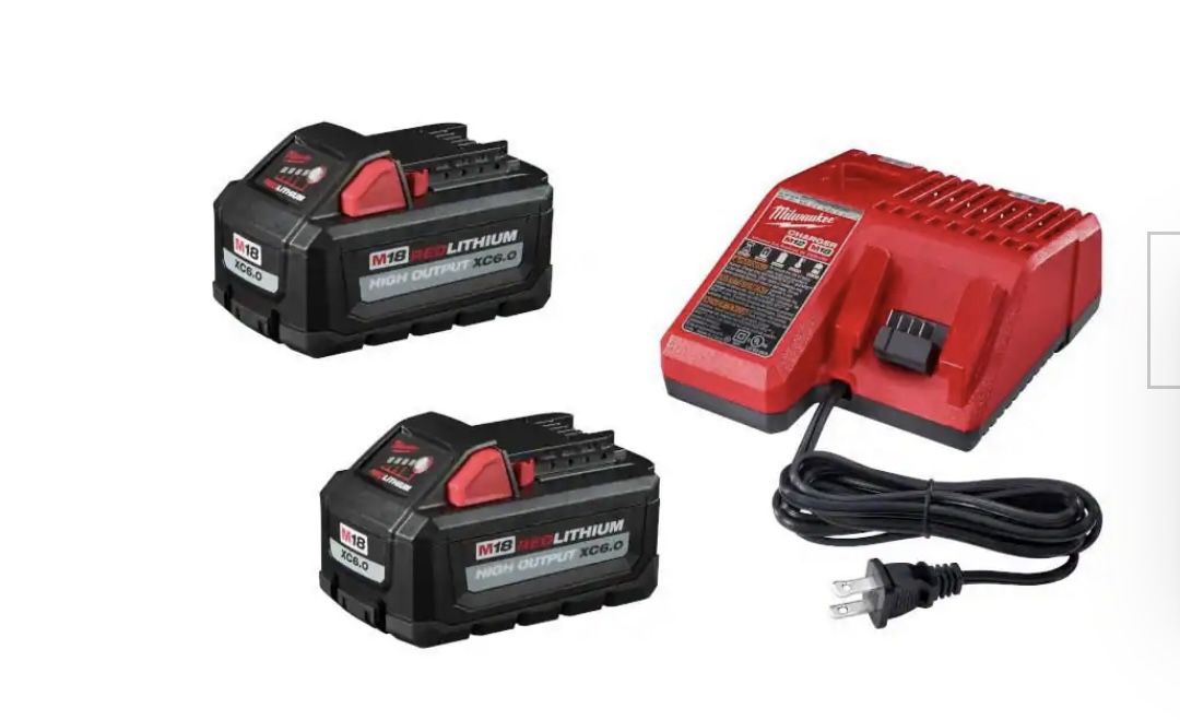 Milwaukee Starter Kit 2 6.0 Battery And Charger