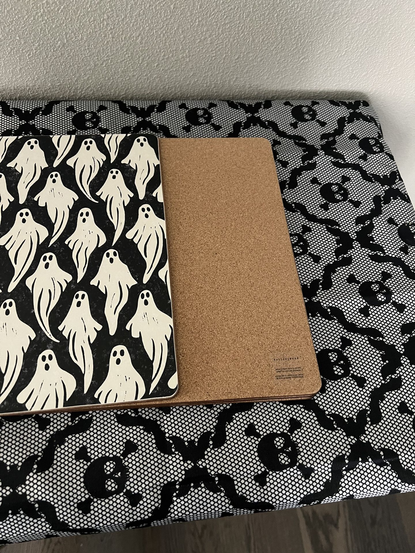 Pottery Barn Ghosts And Ghouls Cork Placemats 