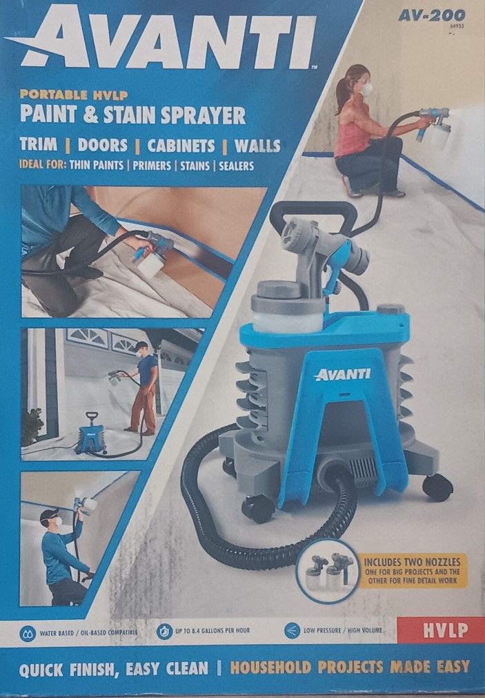 Avanti Portable HVLP Paint & Stain Sprayer