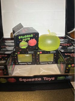 Viral Green/Pink Apple Squishy $5