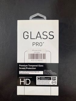 iPhone 6 Tempered Glass Screen Protector (2-pack)