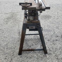 Craftsman Table Saw Model Number 103. 234-20 Made In U.S.A. Tool Wood Tools Antique Classic Vintage