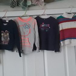 Girls Long Sleeve/Sweater Size 5/6 Lot