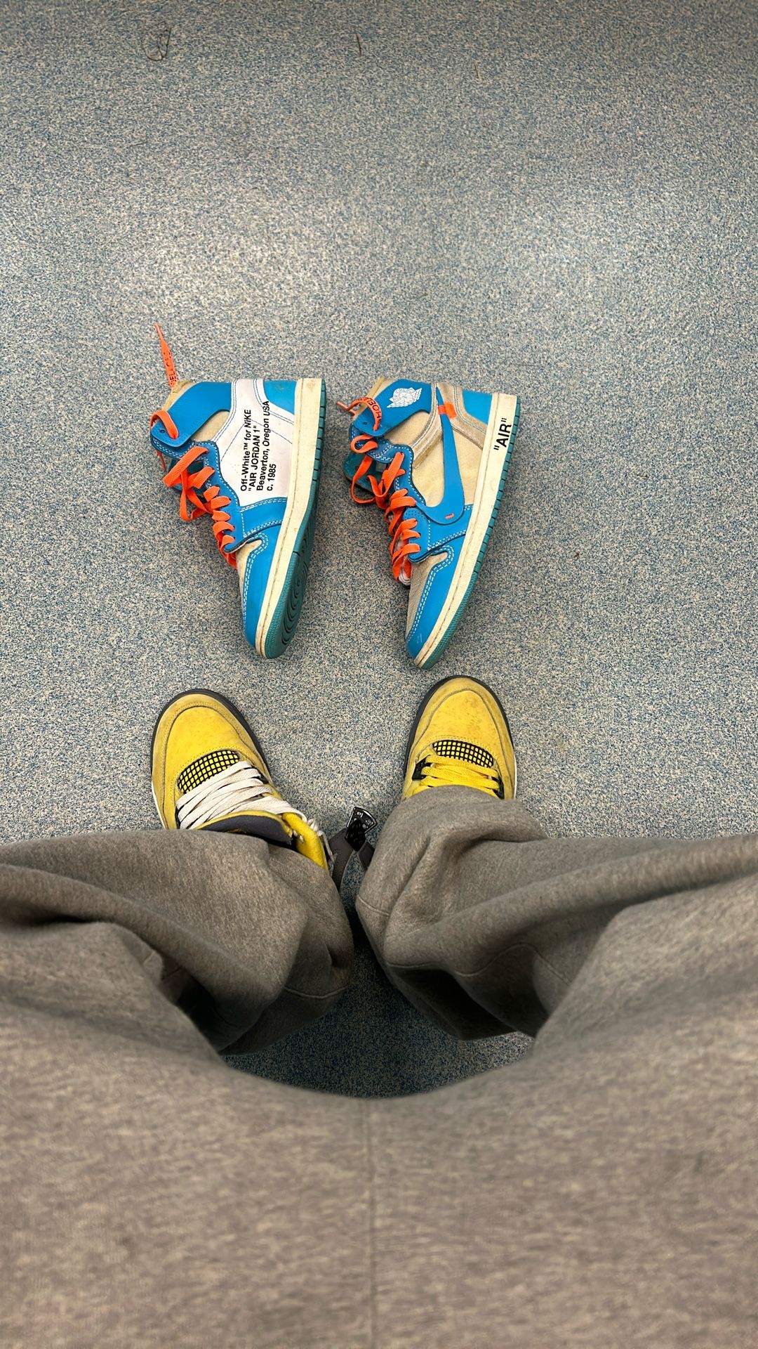 UNC Air Off WHITE JORDAN 1