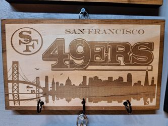 49ers Football Key Hanger