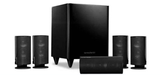 Brand new in unopened box Harmon Kardon HKTS 20  5.1 Surround Sound system.