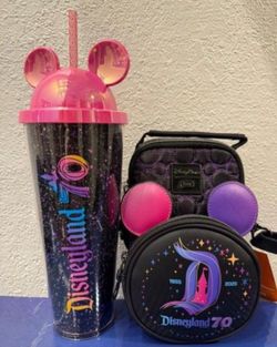 Disney 70th Anniversary Starbucks Cup & Crossbody Bag