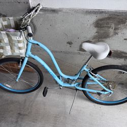 Blue Townie Cruiser Bike