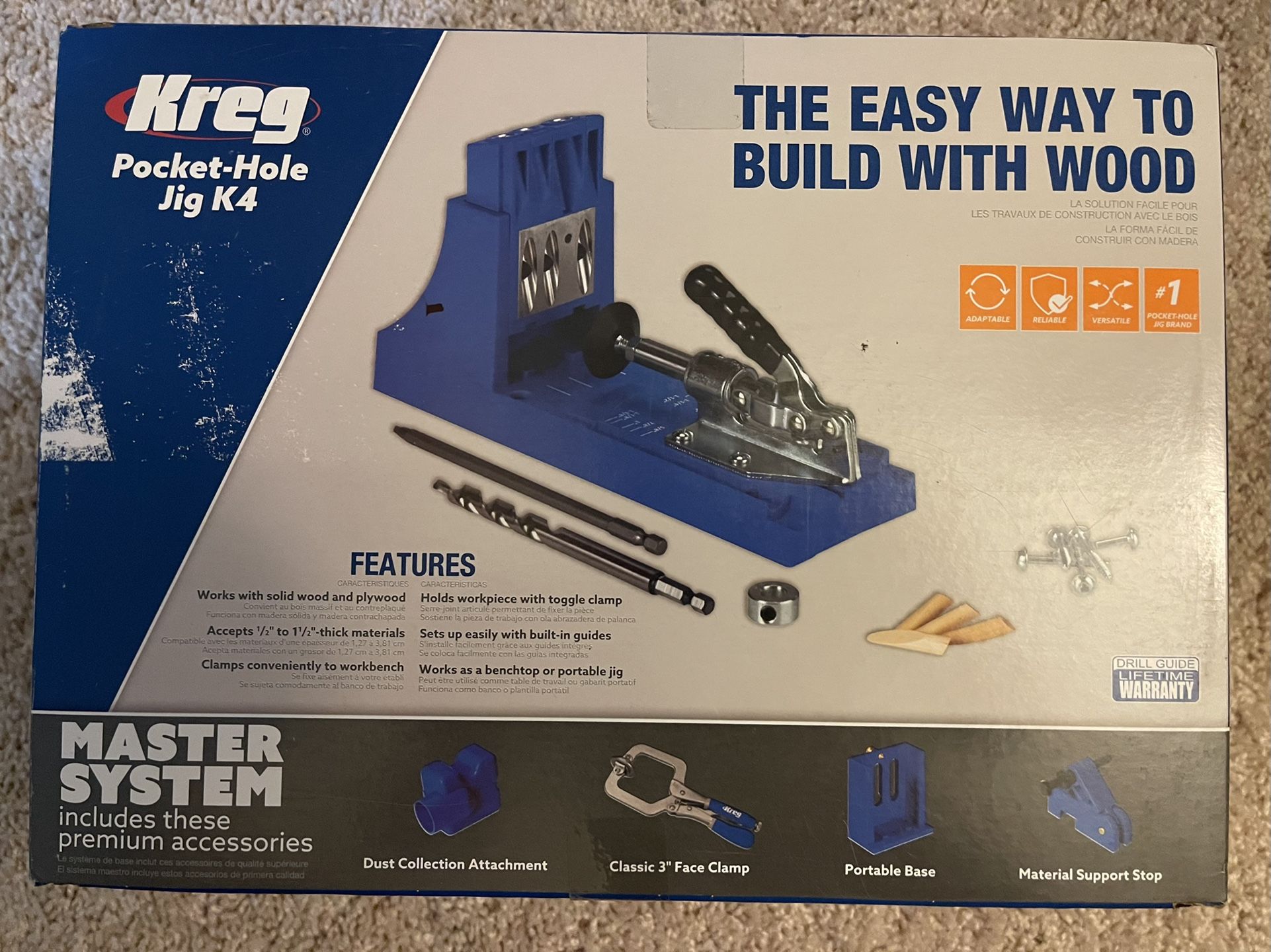 Kreg K4 Pocket HoleJig System (K4 Jig)