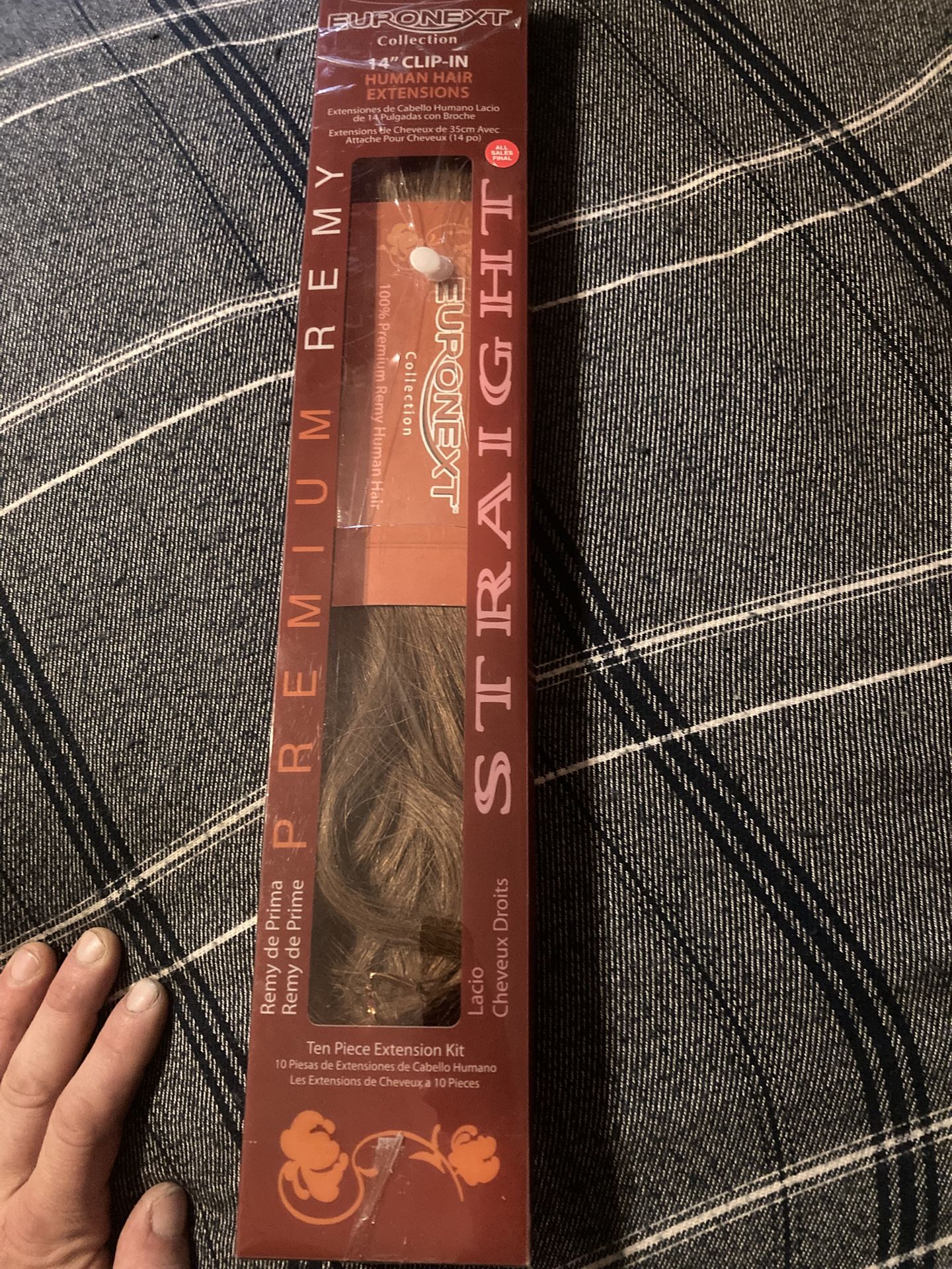 Hair Extensions Chestnut Brand New REAL HAIR!