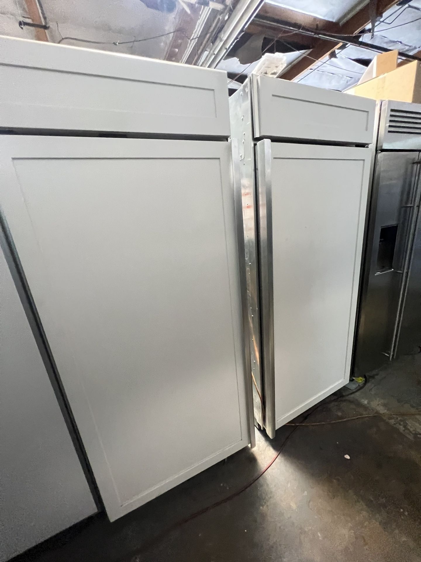 He Monogram 72” Columns Refrigerator And Freezer