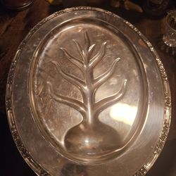 Silver Plated Serving Tray