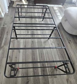 Twin Folding Bed Frames & Memory Foam Mattresses - $75 Each or $100 for Both