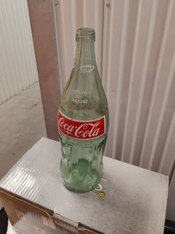 coca cola 1 quart glass bottle vintage