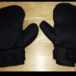 Halloween SOFT black kids "boxing gloves" for costume