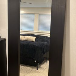 Large Black IKEA Mirror