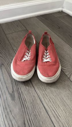 Size 2 Elastic Lace Canvas Sneakers for Kids