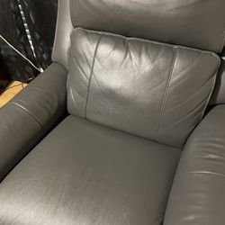 Grey Recliner 